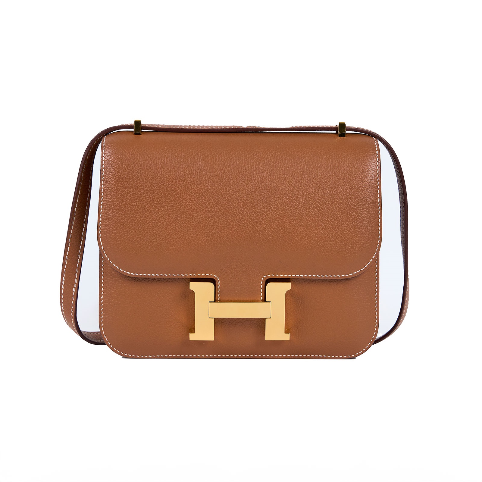 愛馬仕 Hermes Constance Bag 康康包 18 CN18 Z 刻 金棕CONSTANCE18 防塵袋