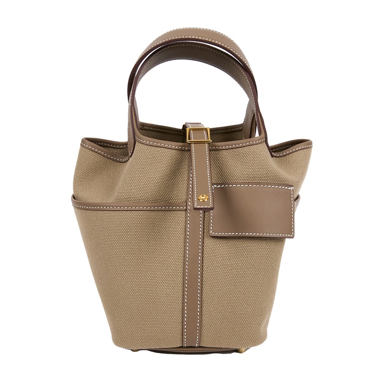 愛馬仕 Hermes Picotin Lock 18 菜籃子包 PT18 W刻 ☆大象灰CARGO PICOTIN18 原廠盒子/防塵袋/鎖組