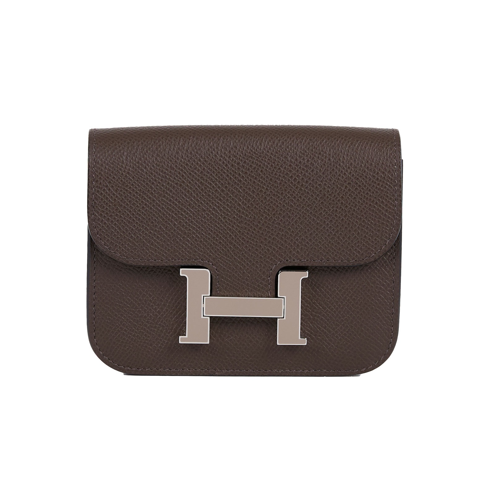 愛馬仕 Hermes Constance Bag Epsom 康康包 短夾 Slim  CNSLIM B刻/色號4C  原廠盒子/防塵袋/國外購買證明