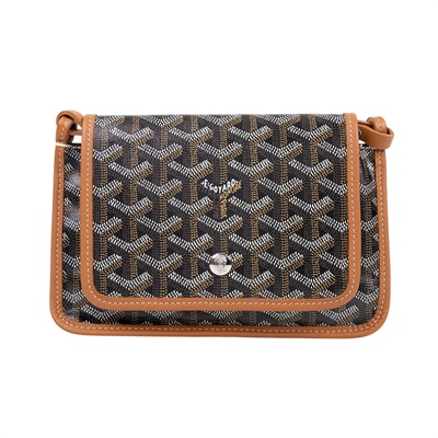高雅德 GOYARD Plumet Pocket Wallet 肩背 隨身錢包 PLUMETPMLTY 咖PLUMET 防塵袋