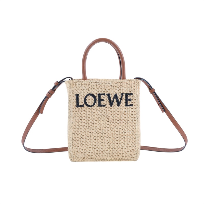 羅意威 LOEWE Standard A5 Tote 直立托特包 拉菲草 A563S30X05 草編CABAS托特 無附屬品