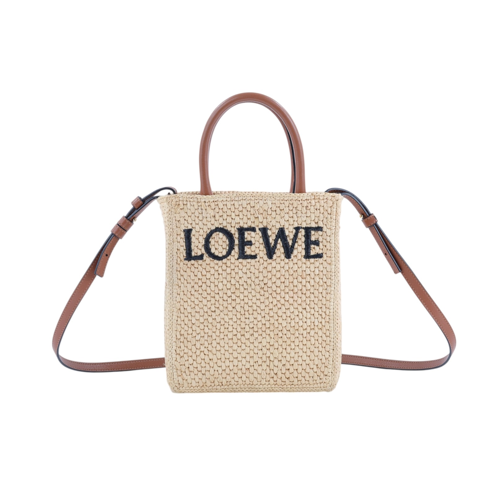 羅意威 LOEWE Standard A5 Tote 直立托特包 拉菲草 A563S30X05 草編CABAS托特 無附屬品