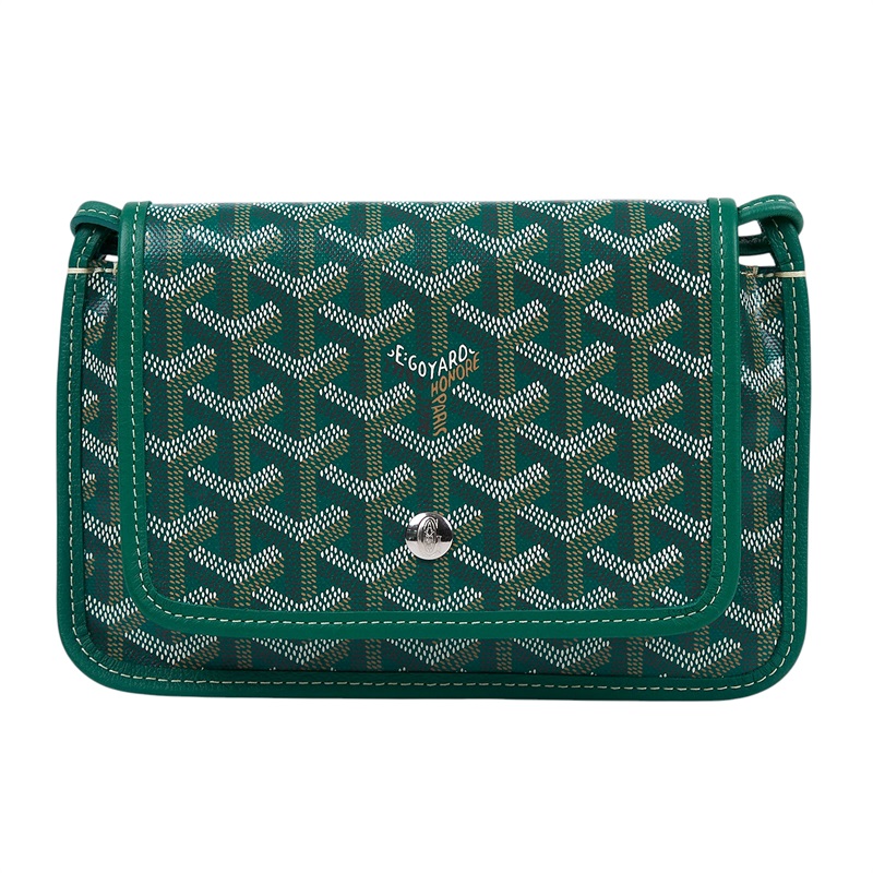 高雅德 GOYARD Plumet Pocket Wallet 肩背 隨身錢包 PLUMETPMLTY 綠色PLUMET 防塵袋