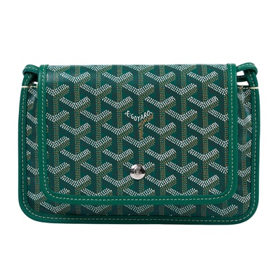 高雅德 GOYARD Plumet Pocket Wallet 肩背 隨身錢包 PLUMETPMLTY 綠色PLUMET 防塵袋