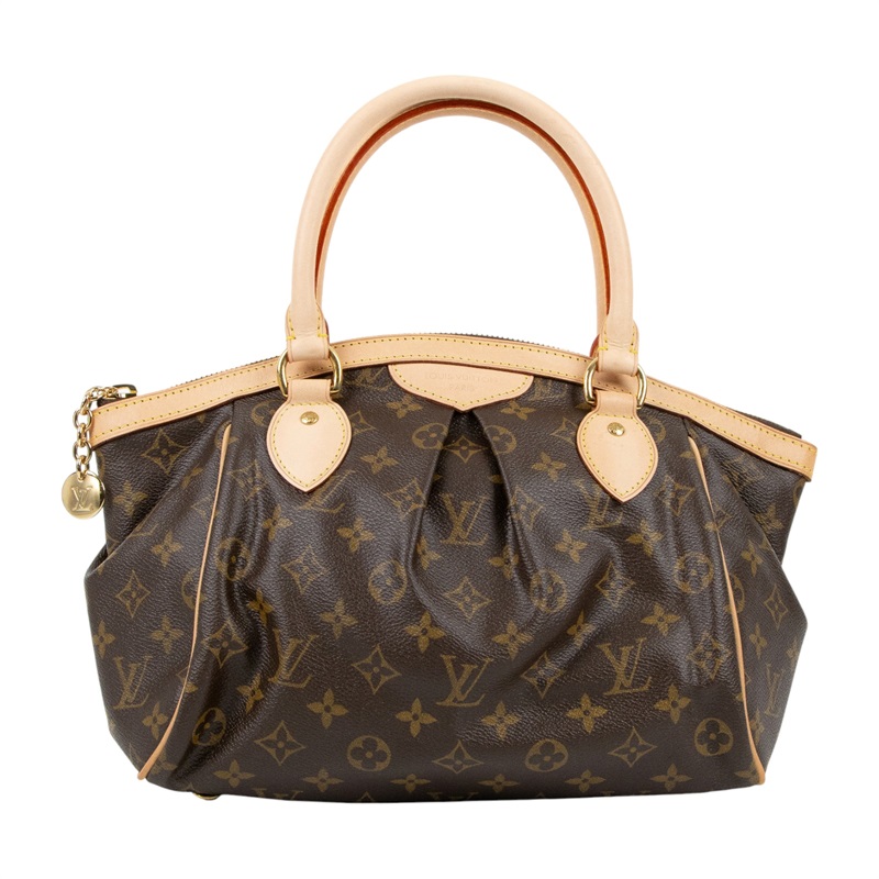 路易威登 LOUIS VUITTON Tivoli PM 經典帆布 M40143 棕原花帆布 Tivoli PM 手提包 防塵袋