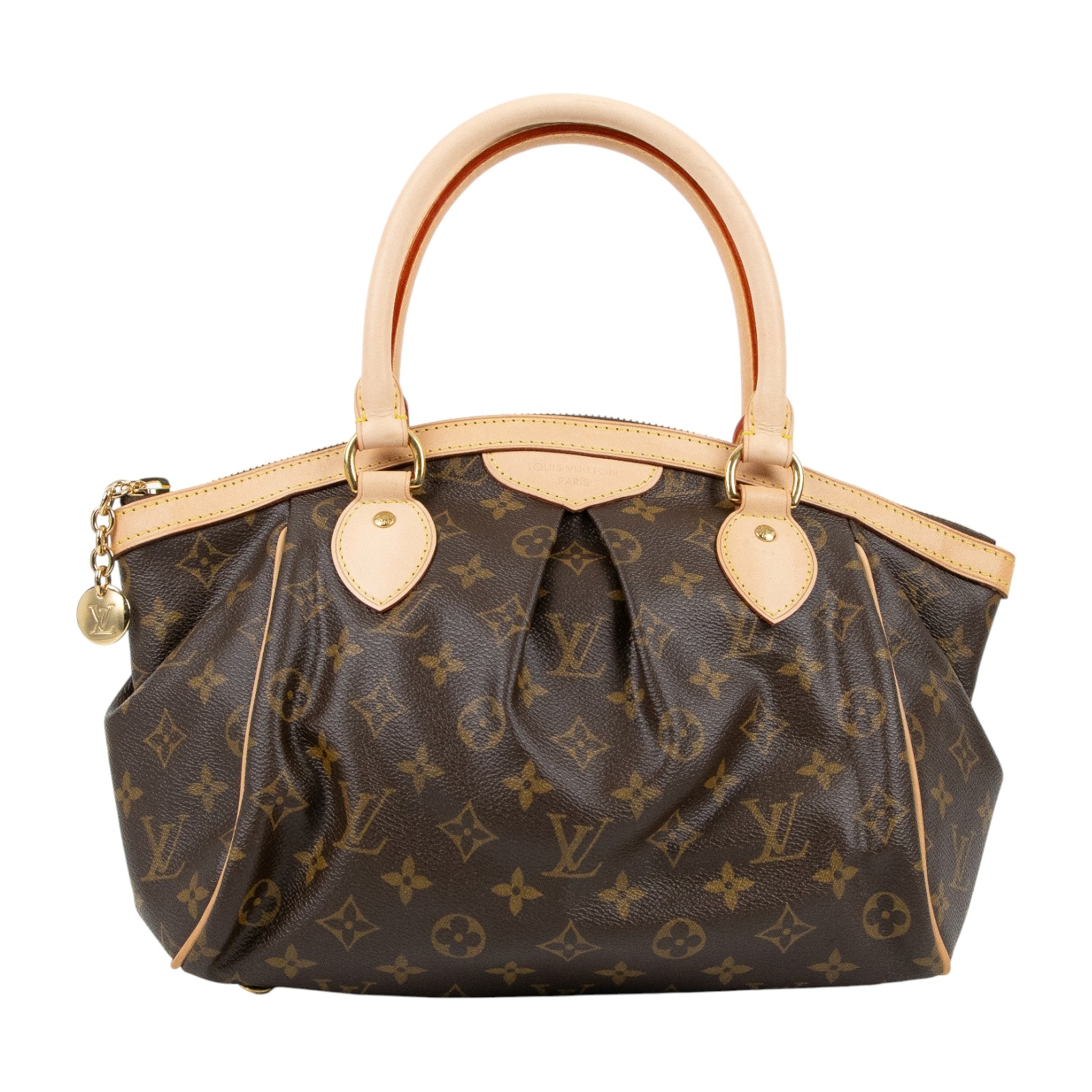 路易威登 LOUIS VUITTON Tivoli PM 經典帆布 M40143 棕原花帆布 Tivoli PM 手提包 防塵袋