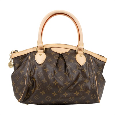 路易威登 LOUIS VUITTON Tivoli PM 經典帆布 M40143 棕原花帆布 Tivoli PM 手提包 防塵袋