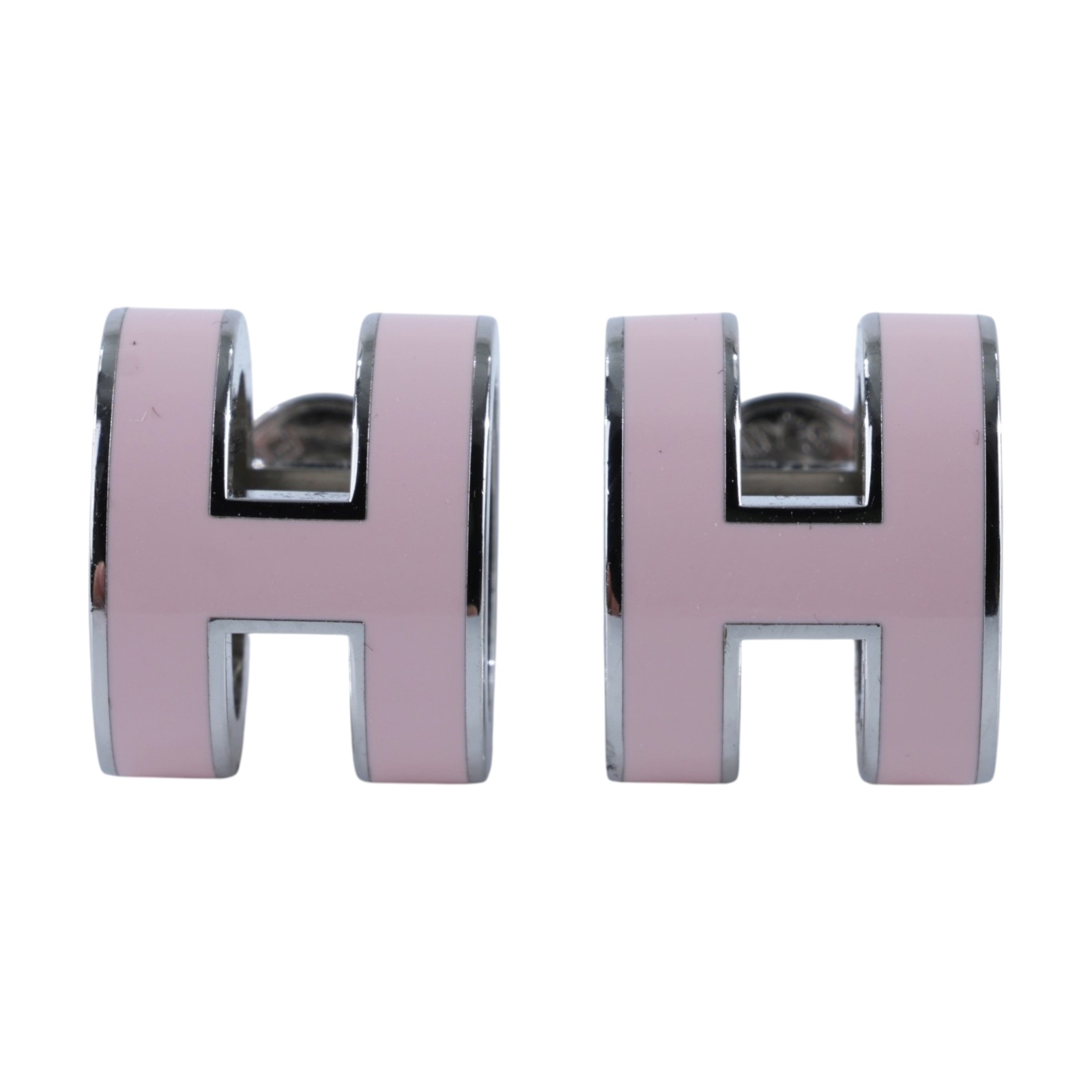 愛馬仕 Hermes Mini Pop H 耳釘 糖衣粉 H608002FP85  粉色POP H耳環 原廠盒子