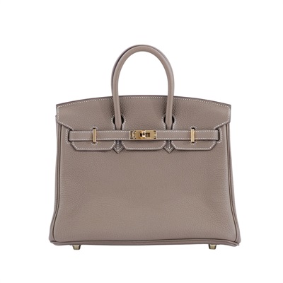 愛馬仕 Hermes Birkin Bag 柏金包 25 BK25 Z刻 大象灰BIRKIN25 TOGO 防塵袋/原廠盒子/鎖組/購買證明