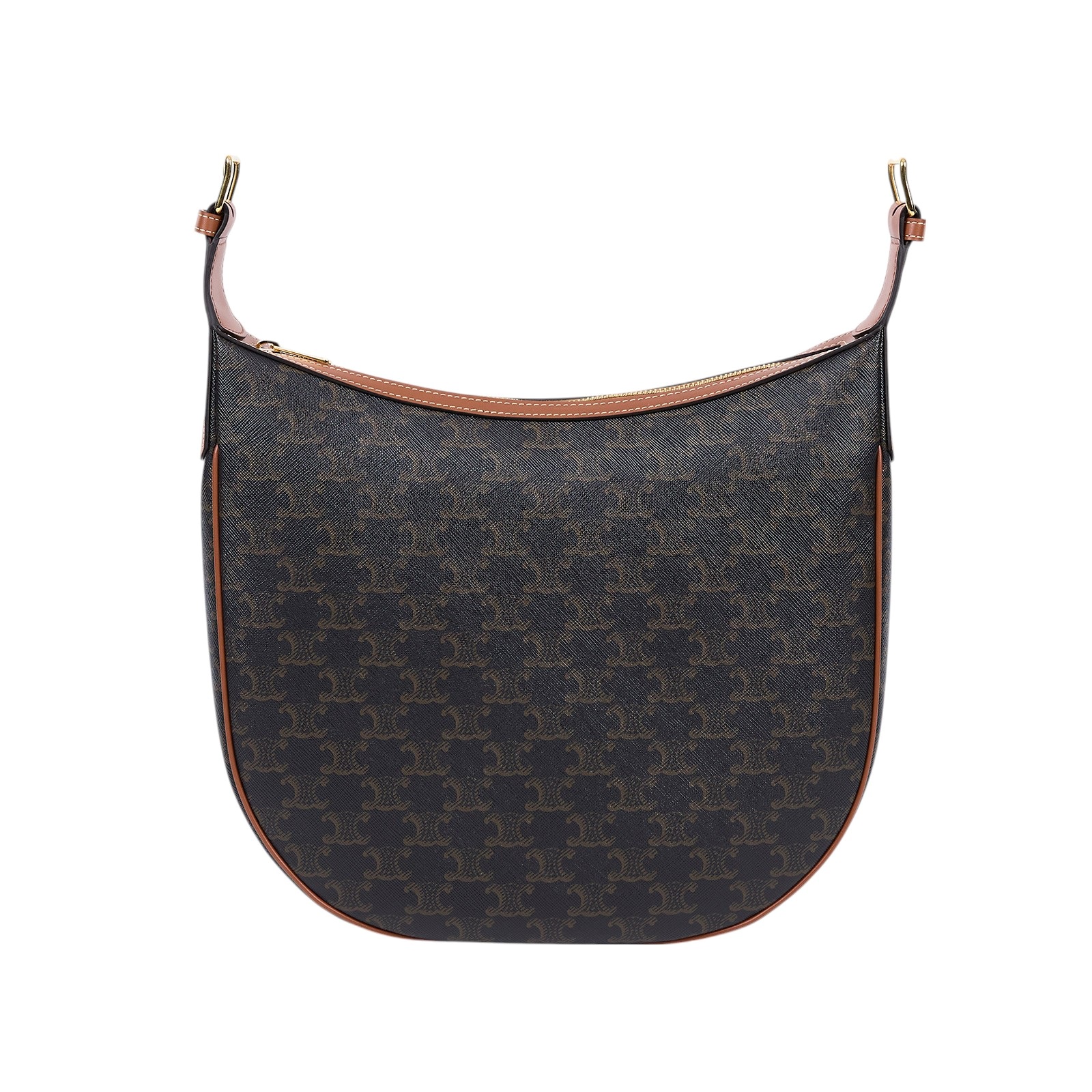 思琳 CELINE Heloise 標誌印花 牛皮革 肩背 手提包 114712FQM 棕老花Heloise HOBO 防塵袋