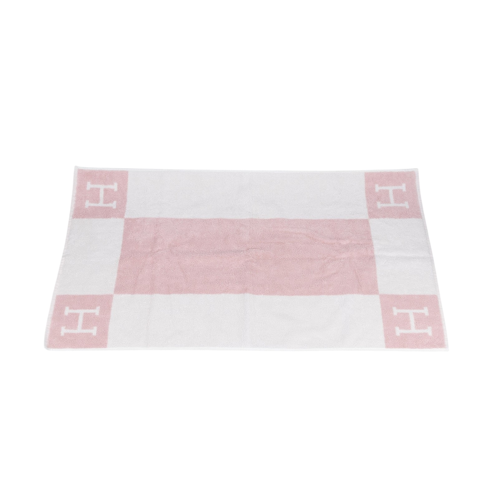 愛馬仕 Hermes Avalon 毛巾 丁香粉 H102193Mv02 粉中浴巾2 無附屬品