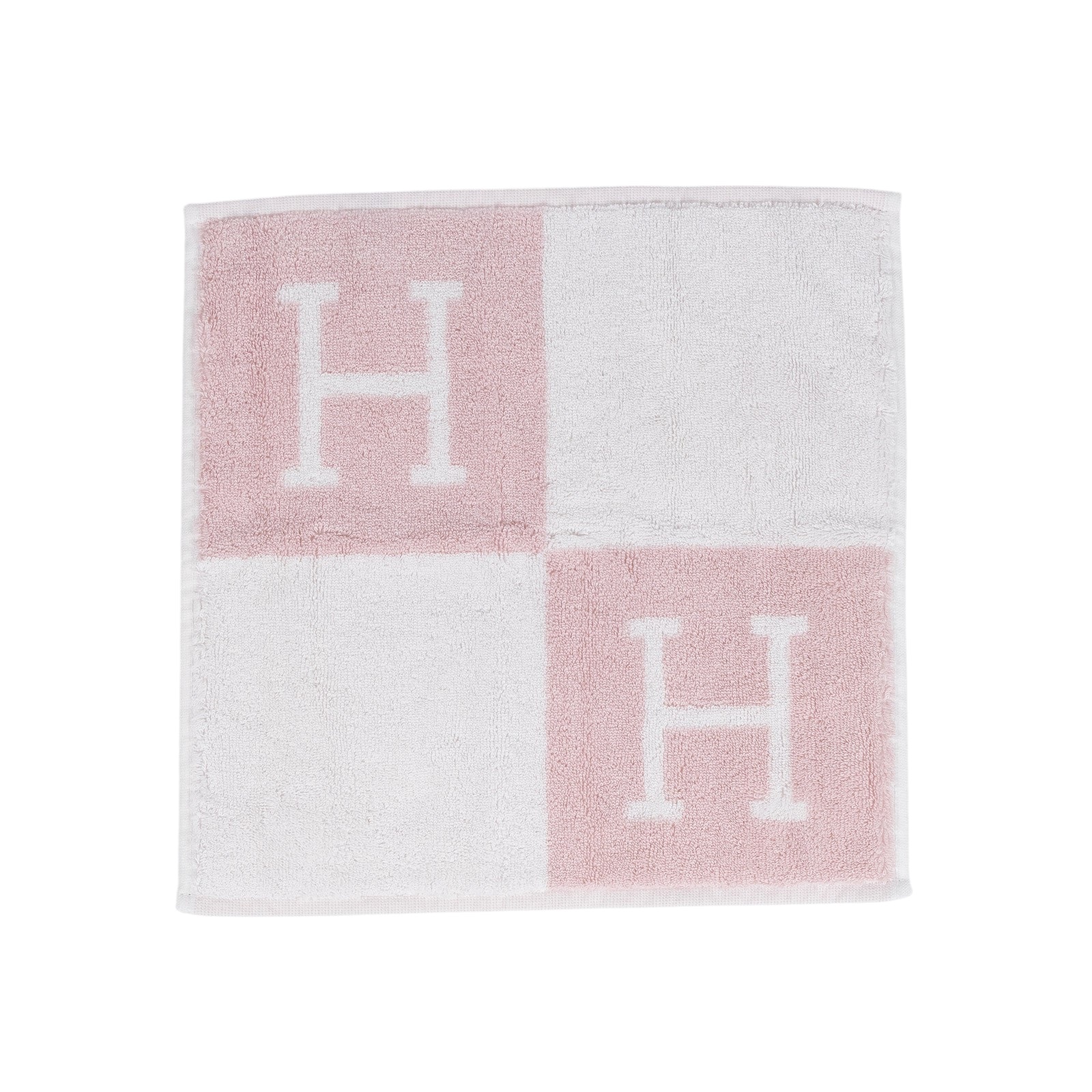 愛馬仕 Hermes Avalon 毛巾 丁香粉 H102192Mv02 粉小浴巾2 無附屬品