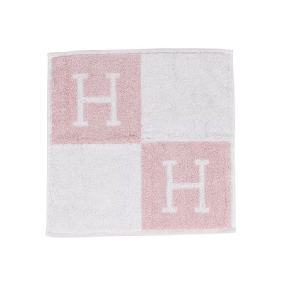 愛馬仕 Hermes Avalon 毛巾 丁香粉 H102192Mv02 粉小浴巾2 無附屬品