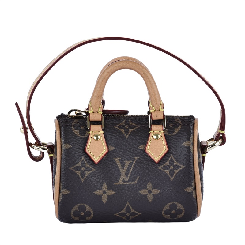 路易威登 LOUIS VUITTON Speedy Monogram 手提包吊飾 M00544 晶片款 　原花SPEEDY吊飾 原廠盒子/防塵袋/台灣購買證明