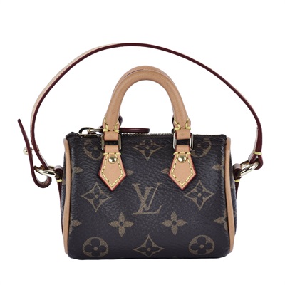 路易威登 LOUIS VUITTON Speedy Monogram 手提包吊飾 M00544 晶片款 　原花SPEEDY吊飾 原廠盒子/防塵袋/台灣購買證明