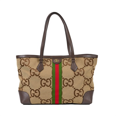 古馳 GUCCI Ophidia 手提袋 中型 631685 棕OPHIDIA大G帆布托特包 防塵袋