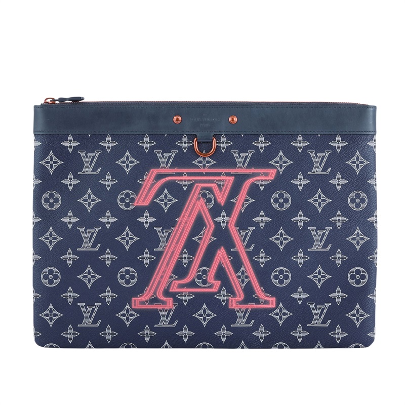 路易威登 LOUIS VUITTON APOLLO 手拿包 M62905 老花橘字手拿包 無附屬品