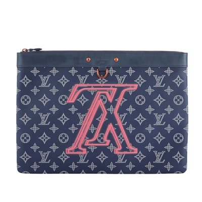 路易威登 LOUIS VUITTON APOLLO 手拿包 M62905 老花橘字手拿包 無附屬品