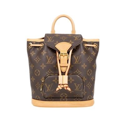 路易威登 LOUIS VUITTON Montsouris Mini 後背包 經典帆布 M11199 晶片款 原花MONTSOURIS MINI後背包 防塵袋