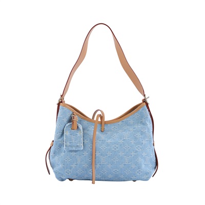 路易威登 LOUIS VUITTON CarryAll PM 肩背包 丹寧 M11462 晶片款 丹寧CARRYALL PM 防塵袋/內袋