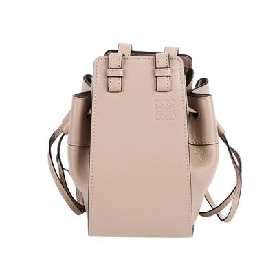 羅意威 LOEWE Mini Hammock drawstring 迷你 小牛皮 肩背 吊床包 A538V07X15 灰HAMMOCK MINI 防塵袋