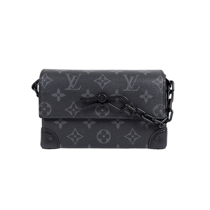 路易威登 LOUIS VUITTON Steamer 隨身錢包 肩背 M81783 晶片款 黑原花STREAMER 原廠盒子/防塵袋