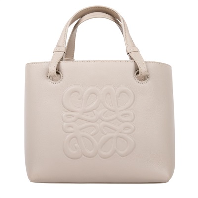 羅意威 LOEWE Inflated Anagram 托特包 A717S74X05 奶油色ANAGRAM MINI 防塵袋/購買證明