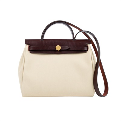 愛馬仕 Hermes Herbag Zip 31 HER31 Z刻 深棕HERBAG31 原廠盒子/防塵袋/鎖組(皮革輕微磨損)