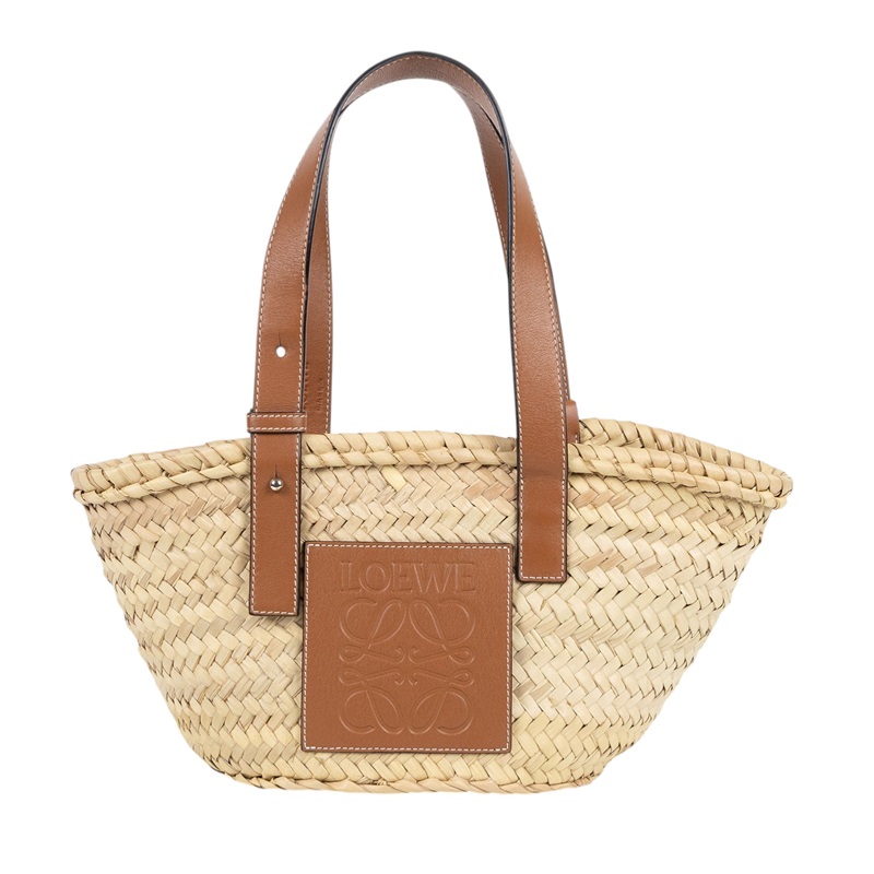 羅意威 LOEWE 棕櫚葉 手提 編織包 小型 A223S93X04 草編包 防塵袋