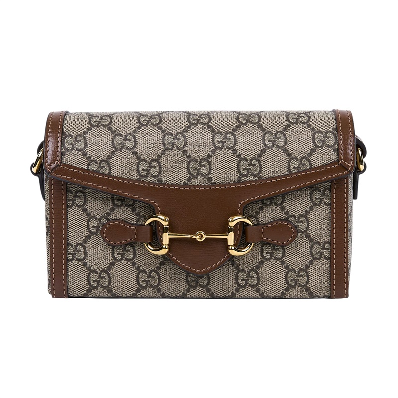 古馳 GUCCI Horsebit 1955 馬銜扣 迷你袋 斜背包 699296 92TCG 棕1955馬銜釦相機包 無附屬品