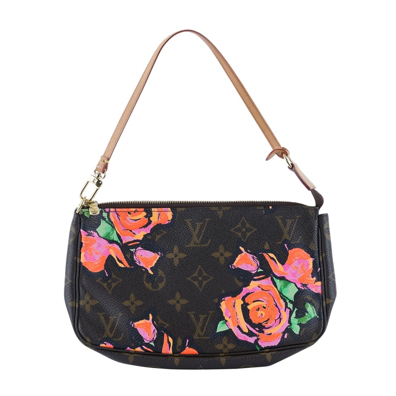 路易威登 LOUIS VUITTON Pochette Accessoires 手提包 M48615 原花玫瑰麻將包 無附屬品