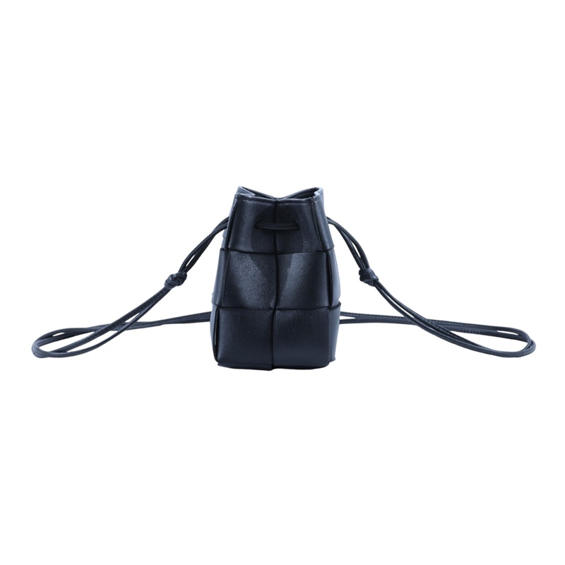寶緹嘉 BOTTEGA VENETA Cassette 編織 迷你 水桶包 680217 黑CASSETTE MINI水桶包 無附屬品