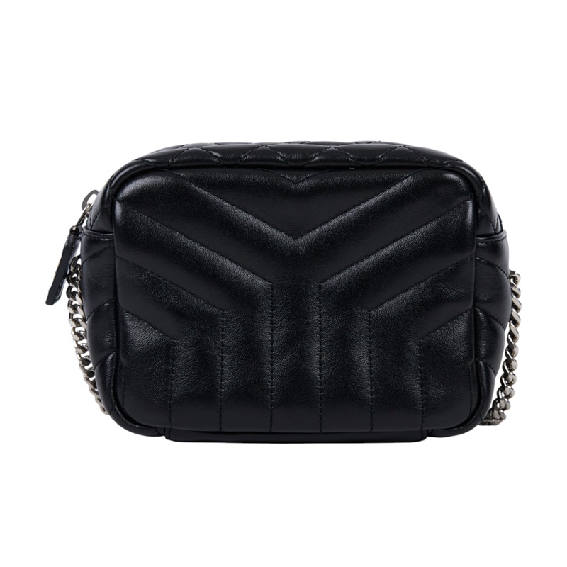 聖羅蘭 YSL SAINT LAURENT Loulou Bowling Mini 肩背包 457588 黑LOULOU BOWLING 防塵袋