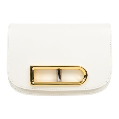 德爾沃 DELVAUX  Lingot Alpina 斜背包 AA0596BKN040JDG 白LINGOT PM 防塵袋