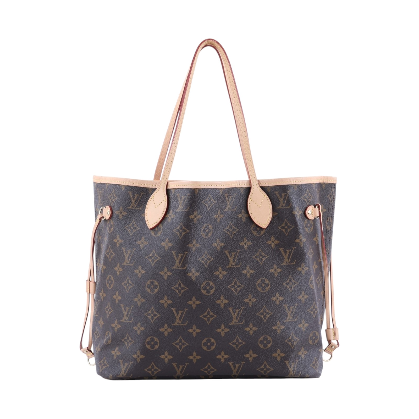 路易威登 LOUIS VUITTON Neverfull MM  經典帆布 肩背 購物袋 櫻桃紅內襯 M46987 原花NEVERFULL MM 防塵袋/小包