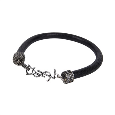聖羅蘭 YSL SAINT LAURENT Opium 手環 7087900UZ0D 黑灰LOGO手環 原廠盒子/防塵袋