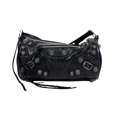 巴黎世家 BALENCIAGA Le cagole 圓筒包 771716210KR 黑仿舊Le Cagole圓筒包 防塵袋