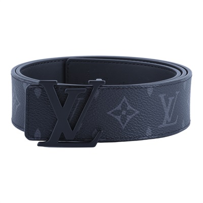 路易威登 LOUIS VUITTON LV Initiales 40毫米 雙面皮帶 M0449U 黑原花皮帶#90 原廠盒子/防塵袋