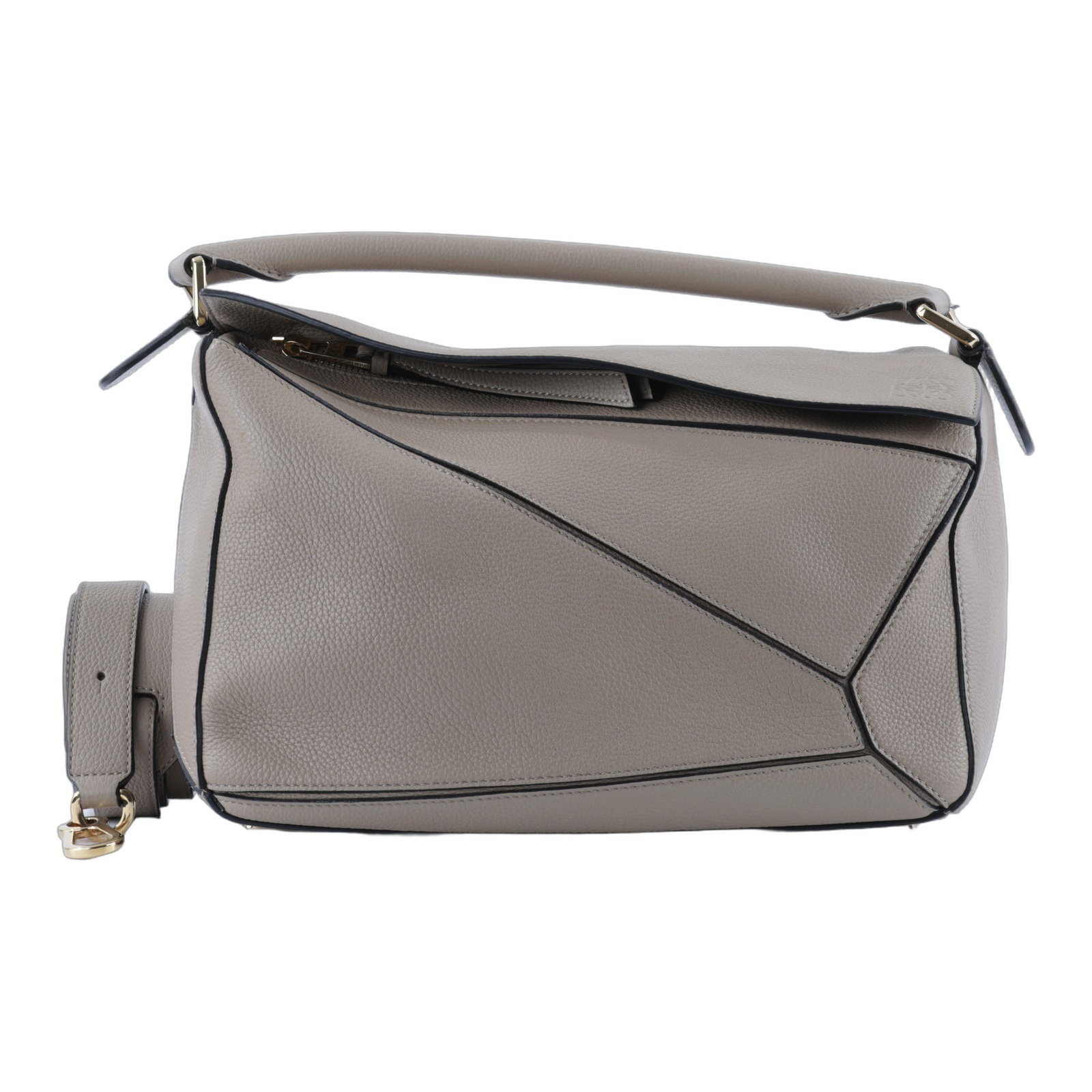羅意威 LOEWE Medium Puzzle bag 中型 手提 斜背 肩背包 A510P49X14 沙色PUZZLE 小 防塵袋