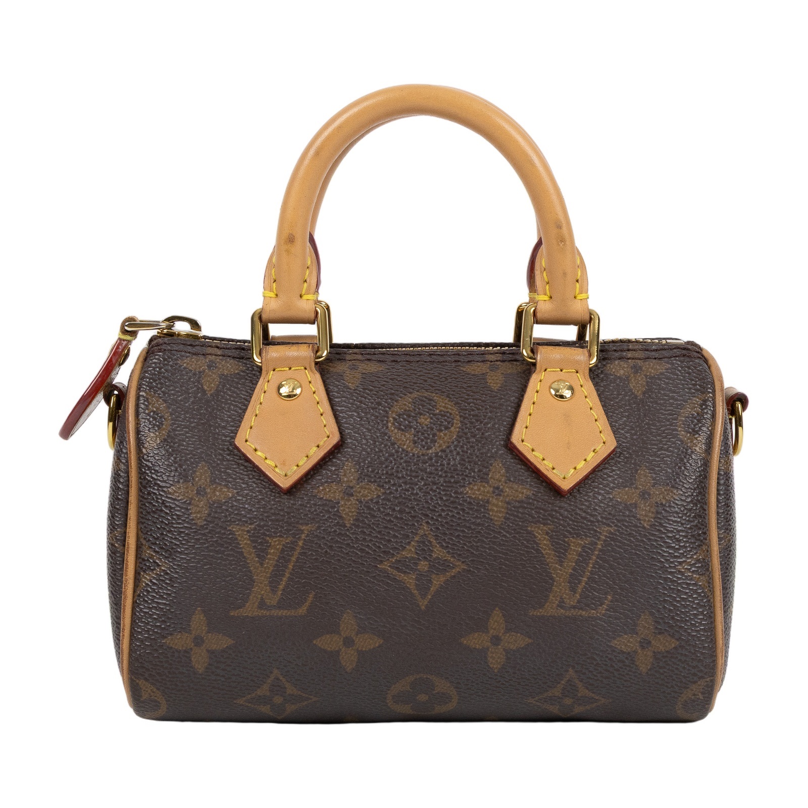 路易威登 LOUIS VUITTON Nano Speedy 原花 手提 肩背包 M81085 原花NANO SPEEDY 防塵袋
