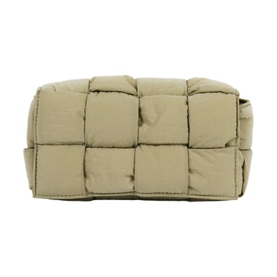寶緹嘉 BOTTEGA VENETA Padded Cassette 尼龍 編織腰包 679763VB080 綠尼龍CASSETTE腰包4X2 防塵袋