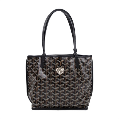 高雅德 GOYARD Anjou Mini Bag 托特包 ANJOUSMINCG 黑ANJOU MINI 防塵袋/購買證明/內袋