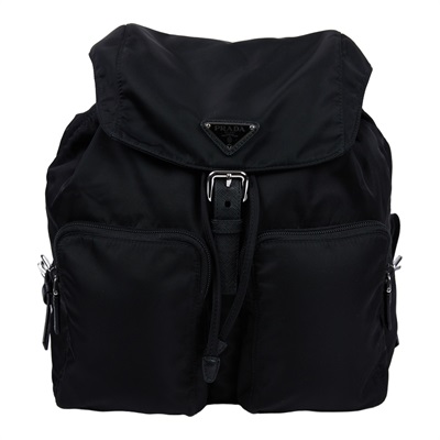 普拉達 PRADA Re-Nylon 後背包 雙肩包 1BZ005_ZOT 黑尼龍後背包 防塵袋