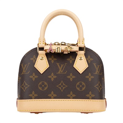 路易威登 LOUIS VUITTON Alma Mini 手提包 M14933 晶片款 原花ALMA MINI 原廠盒子/防塵袋/背帶/零錢包