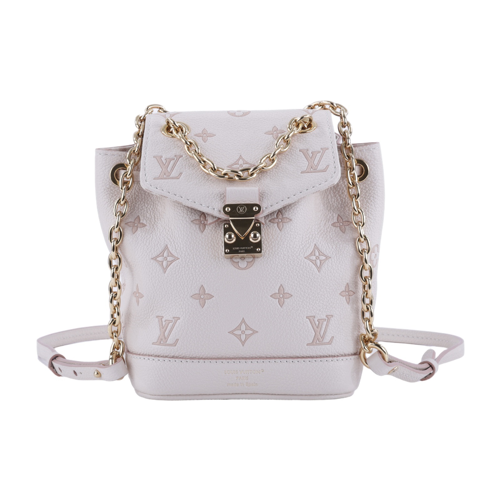 路易威登 LOUIS VUITTON Nano Noé 老花 水桶包 後背包 雙肩包 M13656 晶片款 粉Nano Noé Backpack後背包 無附屬品