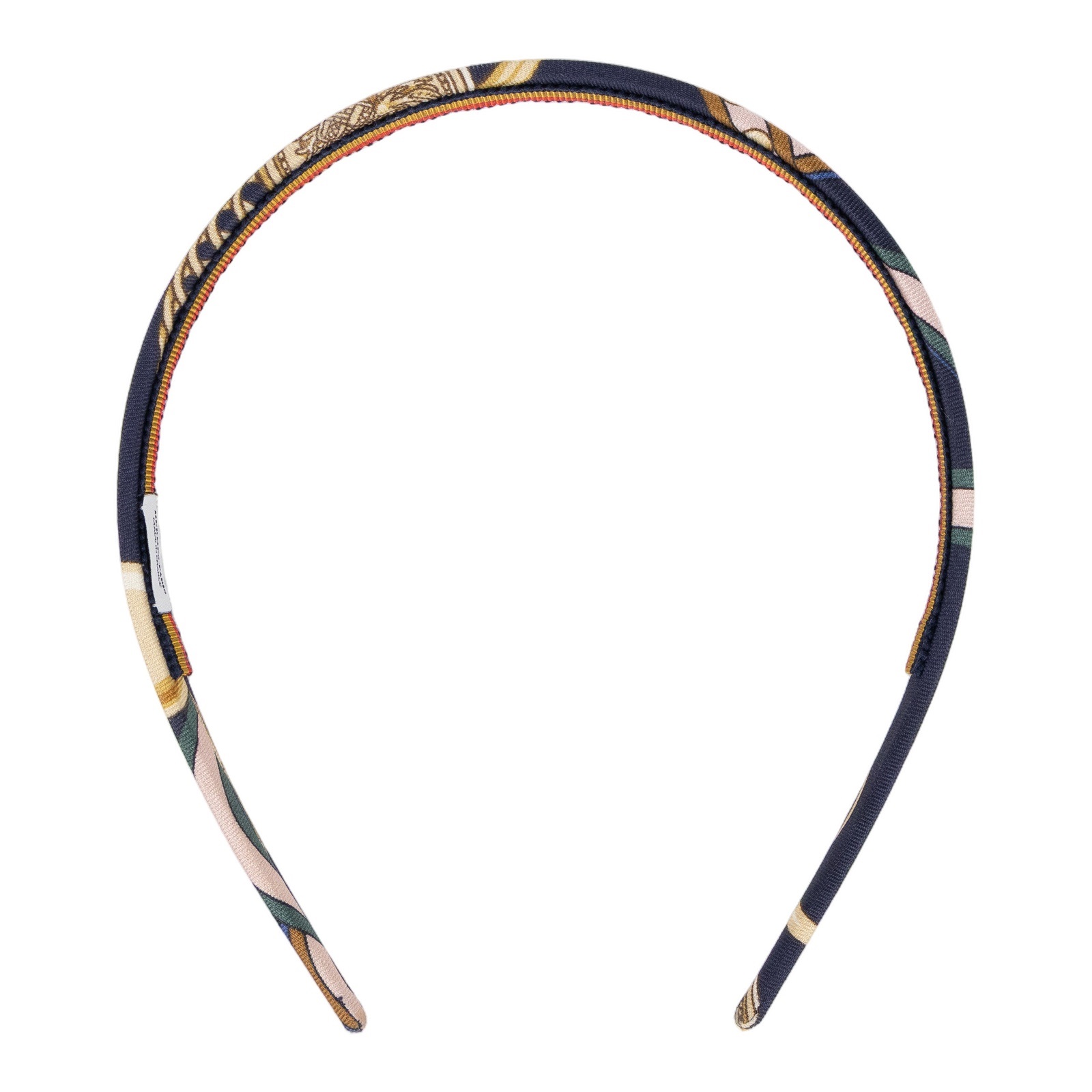 愛馬仕 Hermes Elsie Grand Tralala 頭帶 海軍藍色 H261007Gv01TU  藍絲巾髮箍 原廠盒子