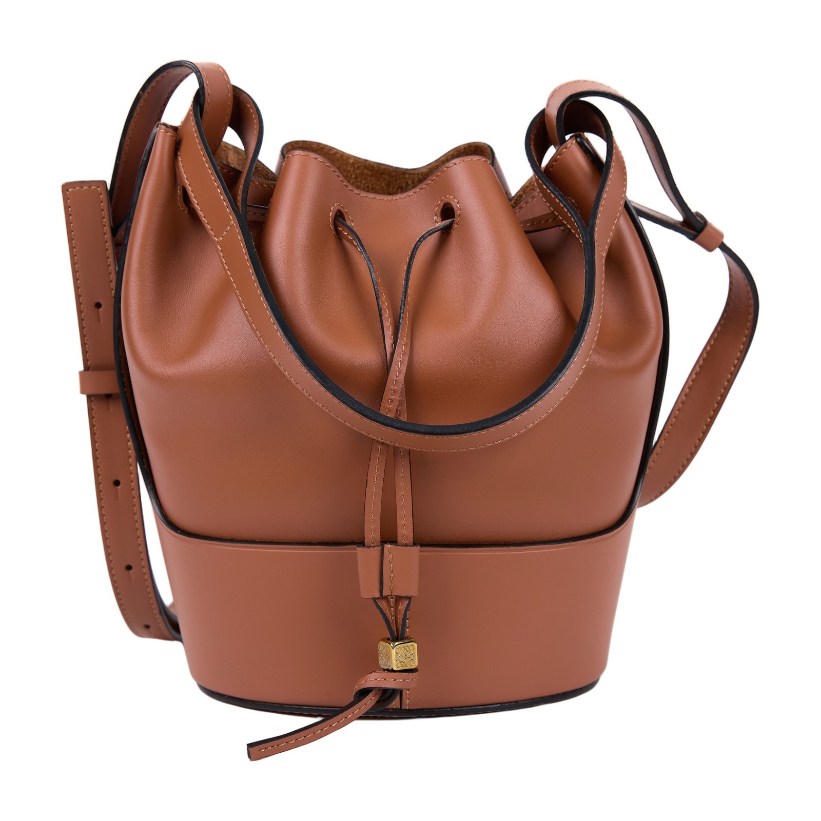 羅意威 LOEWE Balloon Small 手提包 肩背包 水桶包 A710C31X61 焦糖BALLOON 小號 防塵袋