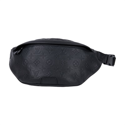 路易威登 LOUIS VUITTON Discovery 壓花小牛皮 腰包 黑色 M44388 晶片款 黑原花壓紋牛皮DISCOVERY腰包 無附屬品