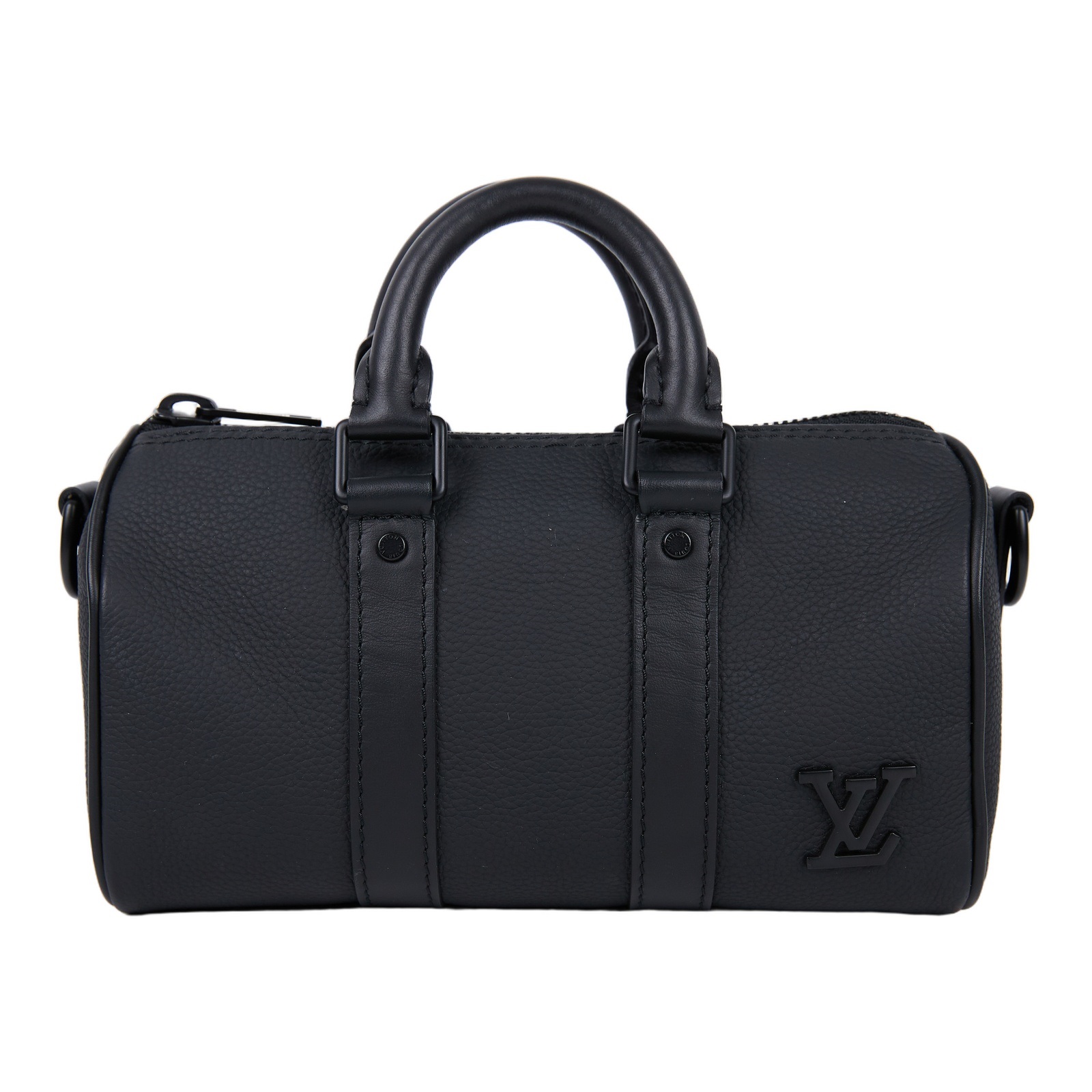 路易威登 LOUIS VUITTON Keepall XS號 手提 斜背 肩背包 黑色 M80950 晶片款 黑KEEPALL  XS 原廠盒子/背帶/購買證明
