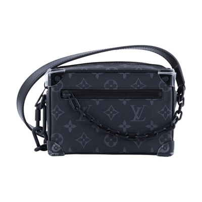 路易威登 LOUIS VUITTON Mini Soft Trunk 迷你 隨身包 黑色 M44735 晶片款  原廠盒子/防塵袋